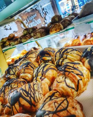 Croissant  chocolate at Vegan Bombon in Alicante