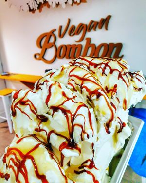 Ice vegan anda gluten  free at Vegan Bombon in Alicante