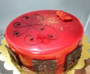 Mouses  strawerries at Vegan Bombon in Alicante