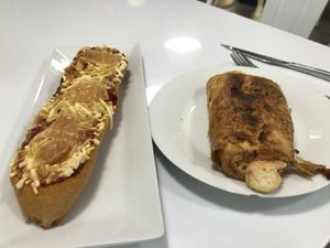 Yum! And cheap too.  at Vegan Bombon in Alicante