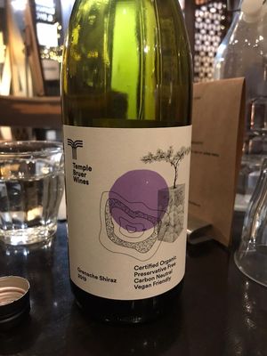 Vegan wine  at Mana Chita in Coffs Harbour