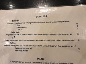 Some vegan starters  at Mana Chita in Coffs Harbour