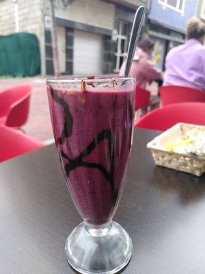 Vegan protein smoothie at Amelie Green in Gran Canaria