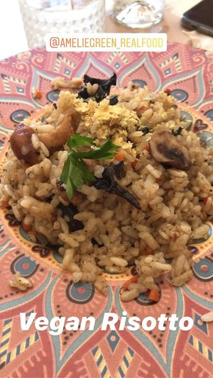Vegan Risotto at Amelie Green in Gran Canaria