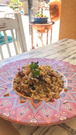 Vegan Risotto at Amelie Green in Gran Canaria