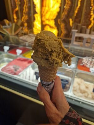 Vegan pistachio at Luculus Ice Saloon in Bratislava