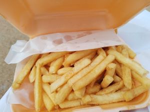 Peri fries at Falafel Munch in Birmingham