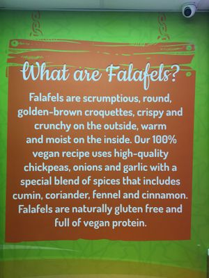 Inside at Falafel Munch in Birmingham