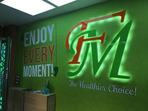 Inside at Falafel Munch in Birmingham