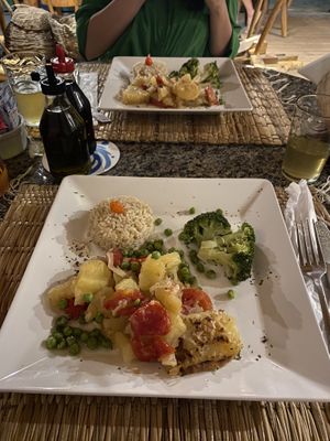 Batatalhoada com legumes (jantar) at Pousada Ecohar Yoga in Maragogi