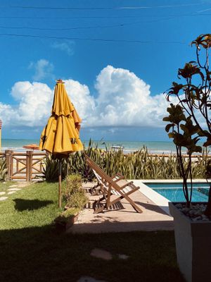 Lounging area  at Pousada Ecohar Yoga in Maragogi