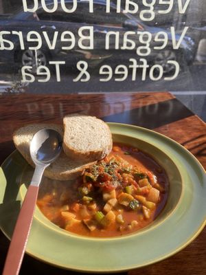 Vegetable stew 8,500 KRW at Sun - 카페 in Seoul