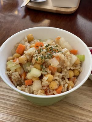Chickpea rice  at Sun - 카페 in Seoul
