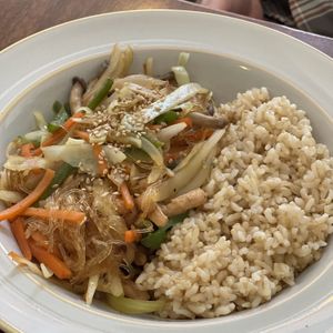 Mungbean noodles rice  at Sun - 카페 in Seoul