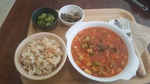 Vegetable stew at Sun - 카페 in Seoul