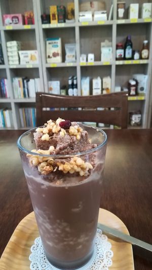 Soy mocha chocochips frappe at Sun - 카페 in Seoul