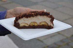 vegan cake at Veganske hody Slovensko  in Bratislava