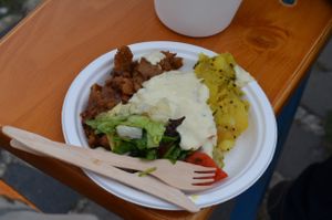 vegan lunch at Veganske hody Slovensko  in Bratislava