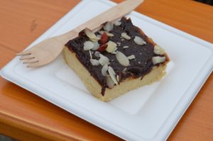 vegan cake at Veganske hody Slovensko  in Bratislava