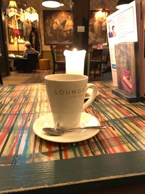 Vegan hot choc at Capo Lounge in Mansfield