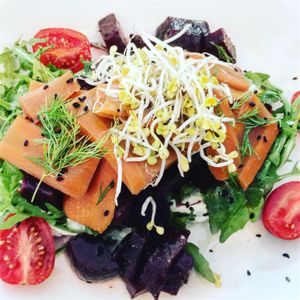 Carrot Salmon Bread  at Mana - Schöneberg in Berlin