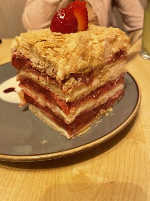 Puff strawberry pastry  at Mana - Schöneberg in Berlin