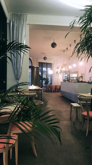 The café at Mana - Schöneberg in Berlin