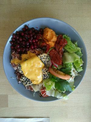 Delicious vegan Inca bowl at Mana - Schöneberg in Berlin