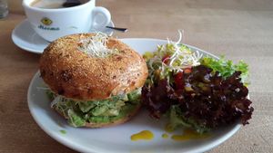 Avocado bagel at Mana - Schöneberg in Berlin