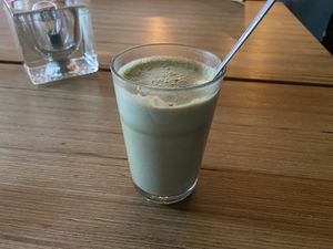 Matcha latte  at Mana - Schöneberg in Berlin