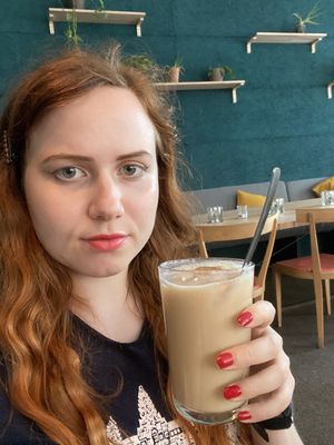 Iced coffee  at Mana - Schöneberg in Berlin