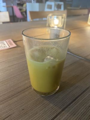 Sunshine latte  at Mana - Schöneberg in Berlin