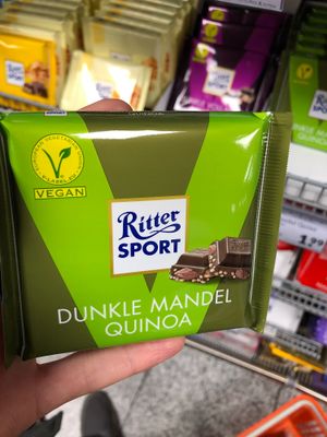 New vegan ritter sport! at FRA - tegut - T1 in Frankfurt