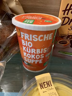 They have a lot of soups now!! So good at FRA - tegut - T1 in Frankfurt