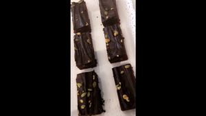 Vegan brownies at Kafenion in Moonee Ponds