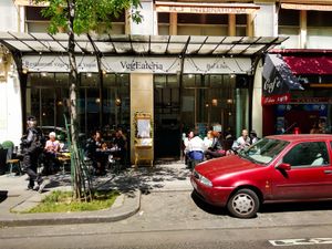 Outside of VegEateria at VegEateria in Paris
