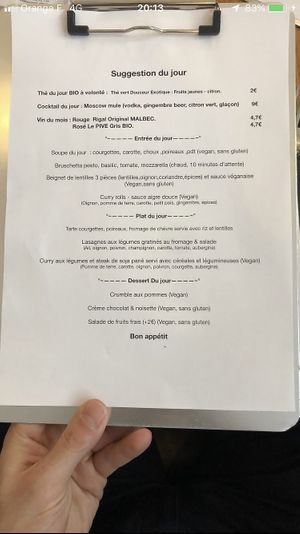 Recomanded at VegEateria in Paris