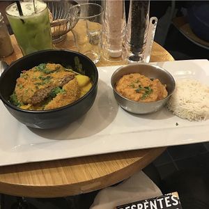Curry at VegEateria in Paris