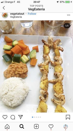 Srimp at VegEateria in Paris