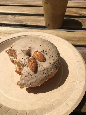 Chai donut at Bite Me Cafe in Madrid