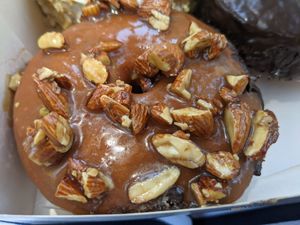 Butterscotch donut at Bite Me Cafe in Madrid