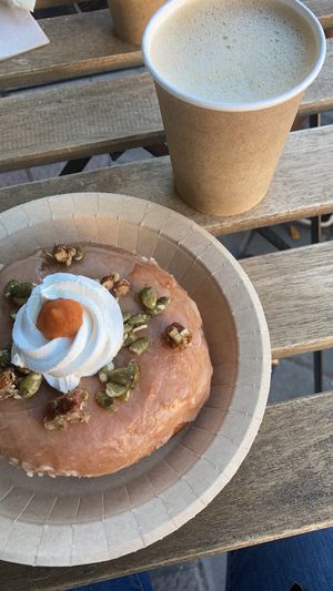 Pumpkin spice  at Bite Me Cafe in Madrid