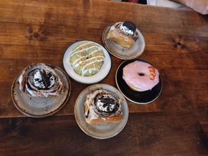 Donuts at Bite Me Cafe in Madrid