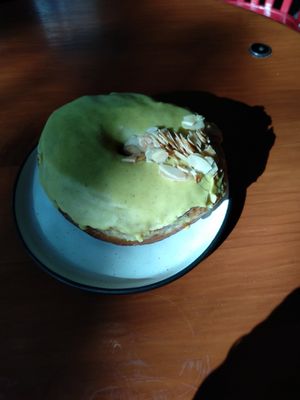 Golden milk at Bite Me Cafe in Madrid