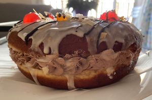 Roscón de reyes (trufa)  at Bite Me Cafe in Madrid