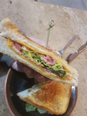 Grilled cheese blt at Bite Me Cafe in Madrid