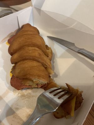 croisant mixo  at Bite Me Cafe in Madrid