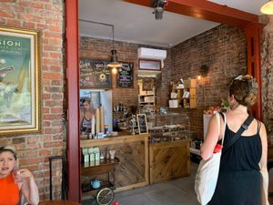 Interior at Bite Me Cafe in Madrid