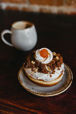 Carrot Cake Halo  at Bite Me Cafe in Madrid