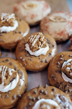 Caramel Bar halo at Bite Me Cafe in Madrid